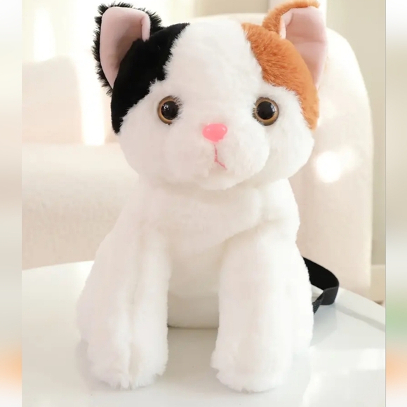 Furry Cat Backpack - Picture 3 of 10